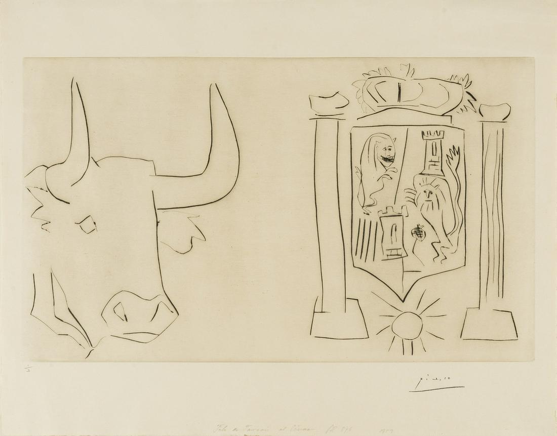 δ Pablo Picasso (1885-1971)   Le Frère Mendiant Pl.1 (Bloch 876) (1 of 1)