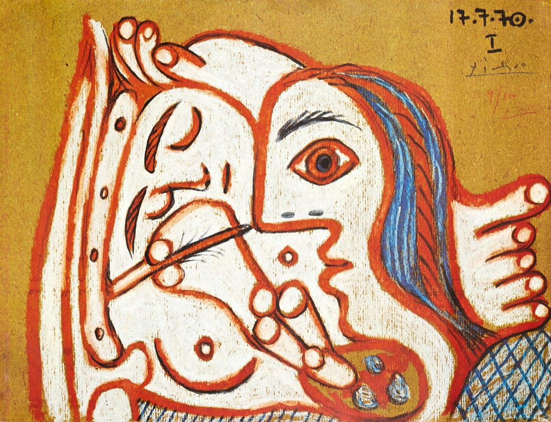 ** δ Pablo Picasso (1881-1973) after.  Nu au Faubourg St. Honoré (Czwiklitzer 357) (1 of 1)