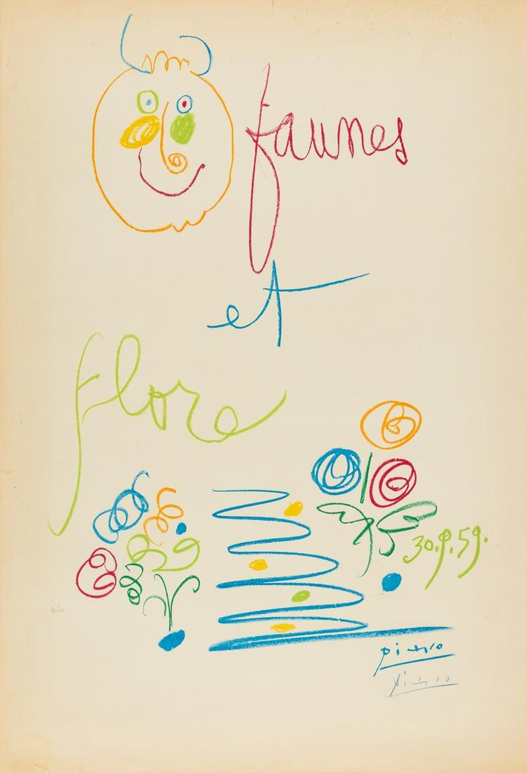 δ Pablo Picasso (1881-1973) after.  Faunes et Flore (see Czwiklitzer 167) (1 of 1)