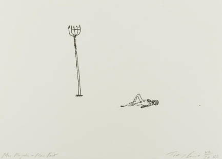 &#948; Tracey Emin (b. 1963)  More Margate - More Past: &#948; Tracey Emin (b. 1963)More Margate - More PastLithograph, 2006, signed, titled and dated in pencil, numbered from the edition of 60, as included in the portfolio In the Darkest Hour There May Be