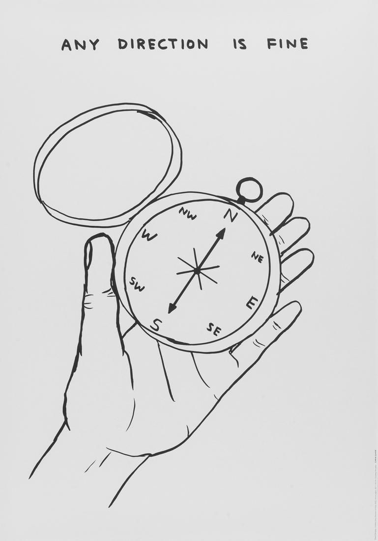 δ David Shrigley (b. 1968) Human Behaviour: δ David Shrigley (b. 1968)Human BehaviourThe set of four digital prints, 2022, from the edition of 250, printed by Narayana Press, Denmark, published by Shrig Shop, Copenhagen, on wove paper, eac