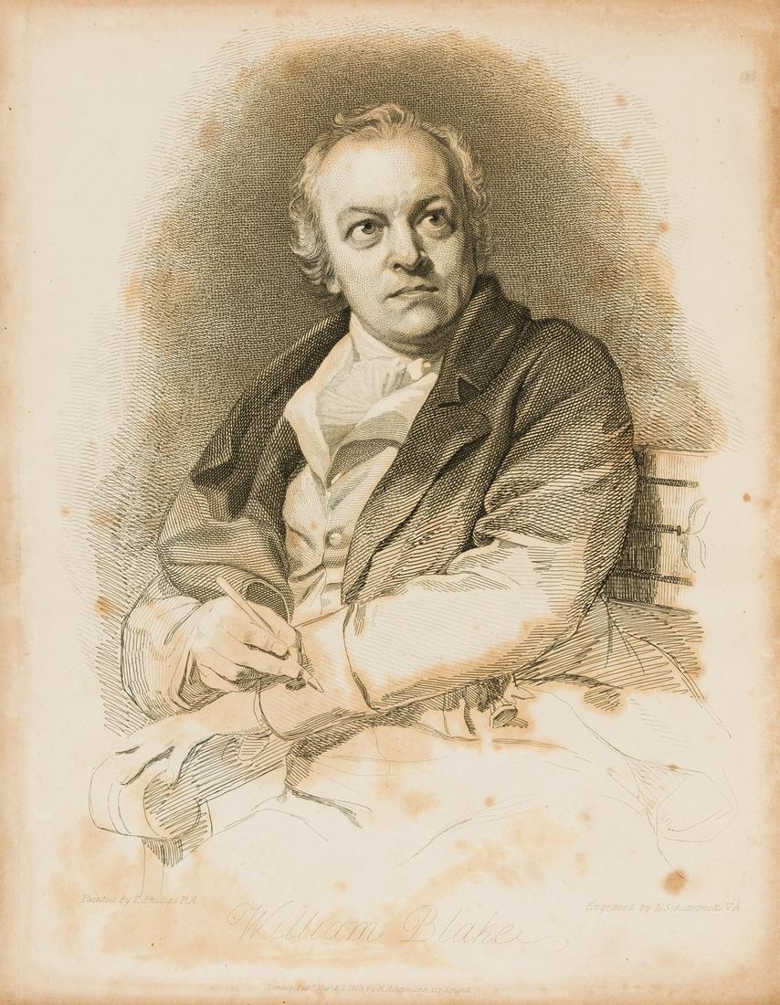 Blair (Robert), [William Blake] The Grave, A Poem. 1813.: NO RESERVE Blair (Robert), [William Blake] The Grave, A Poem, Illustrated by twelve Etchings executed by Louis Schiavonetti, from the Original Inventions of William Blake 1808, second edition, origina