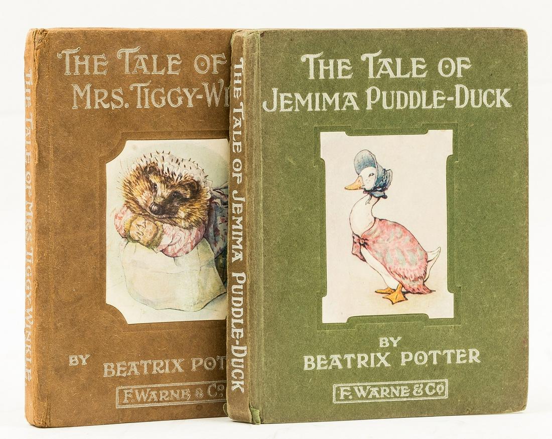 Potter (Beatrix) The Tale of Mrs. Tiggy-Winkle, first edition, 1905; The Tale of Jemima Puddle-Duck, (1 of 1)