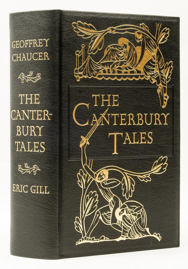 Folio Society.- Golden Cockerel Press.- Chaucer (Geoffrey) The Canterbury Tales, one of 1980 copies, (1 of 1)