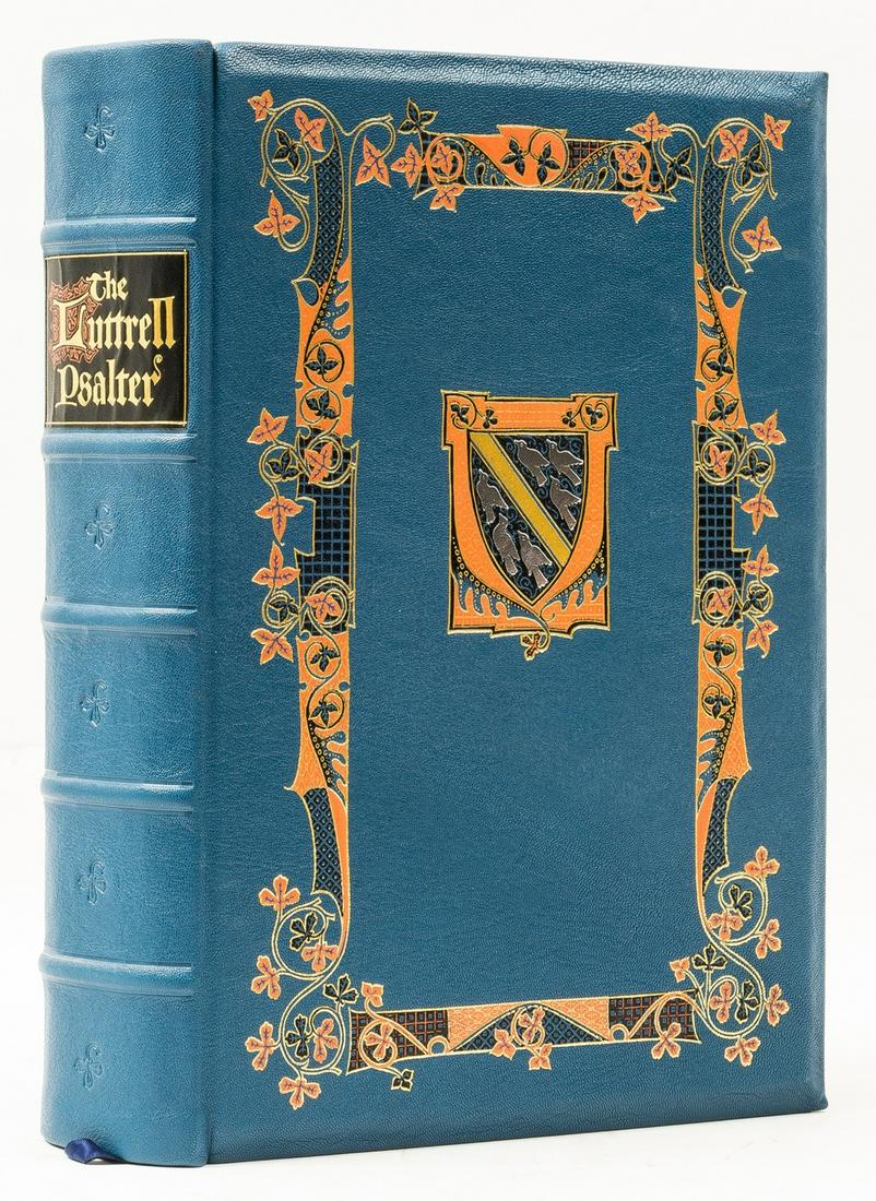 Folio Society.- Manuscript facsimile.- Luttrell Psalter (The), one of 1480 copies, Folio Society, (1 of 1)