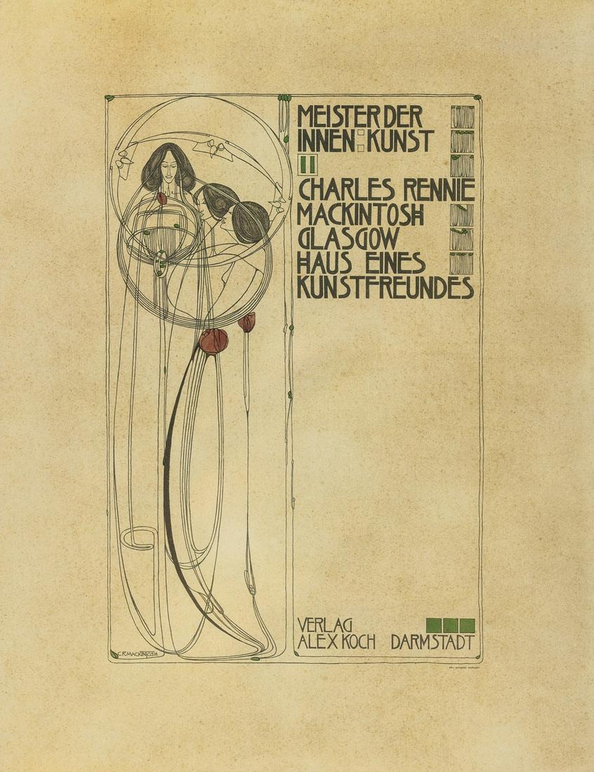 Mackintosh (Charles Rennie).- Muthesius (Hermann) and Roger Billcliffe, Meister der innen Kunst. (1 of 2)