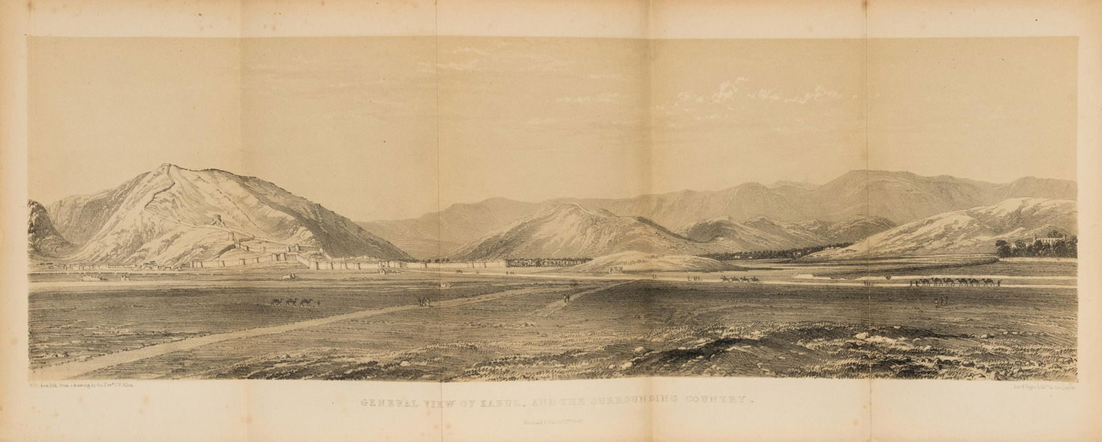India.- Allen (Rev. I. N.) Diary of a March through Sinde and Affghanistan, first edition, 1843. (1 of 1)
