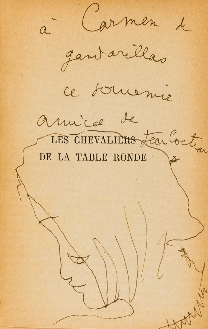 Cocteau (Jean) Les Chevaliers de la Table Ronde Pièce en trois actes, signed presentation copy (1 of 1)