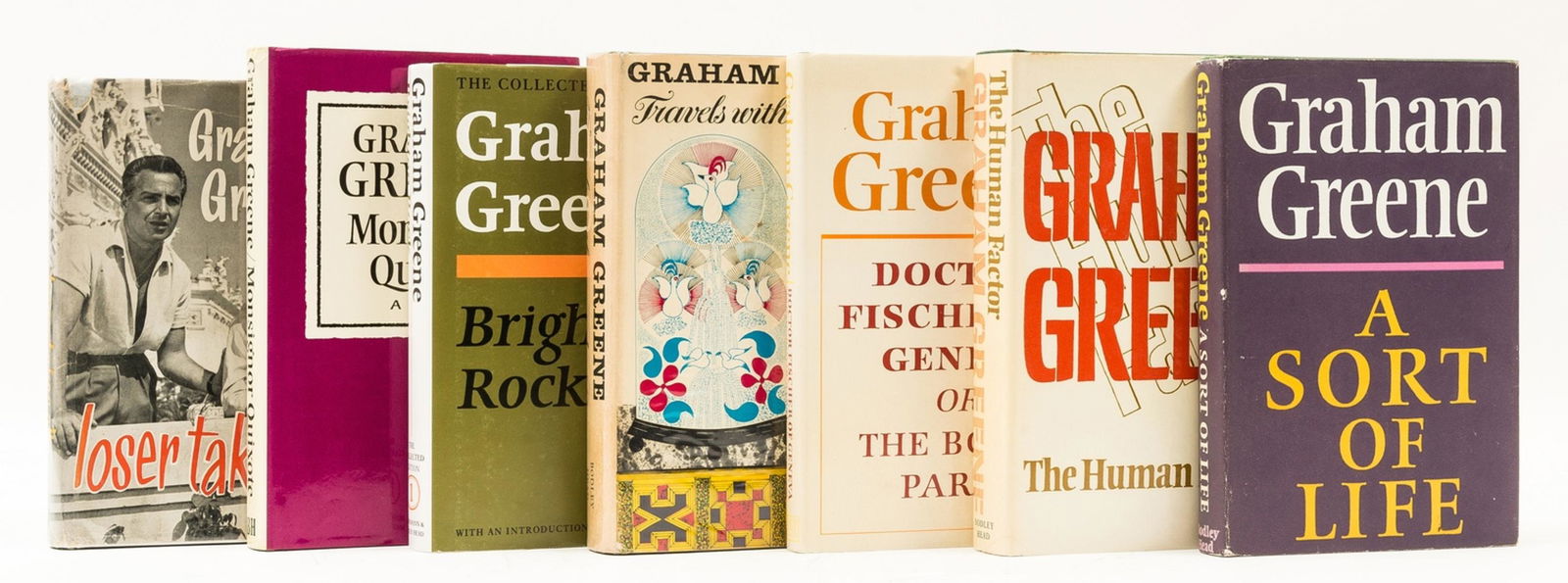 Greene (Graham) Travels with my Aunt, first edition, 1969; and others by the same (7). (1 of 1)