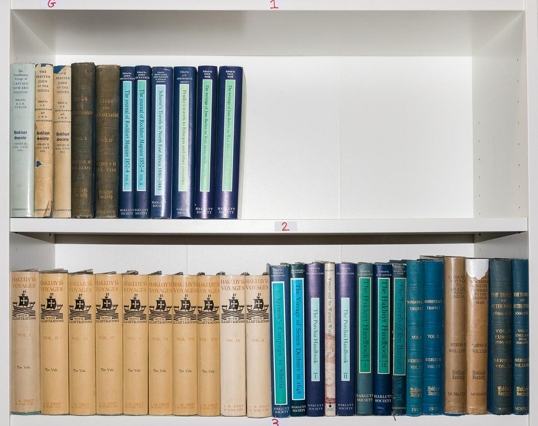 Voyages.- Hakluyt (Richard) The Principal Navigations, 10 vol., 1927-28; and others published by the (1 of 1)