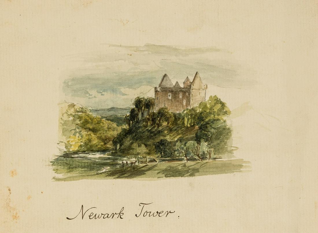Scotland.- Three Days in the Vale of Yarrow, By Two Pedestrians, manuscript, 16 watercolours and 2 (1 of 1)