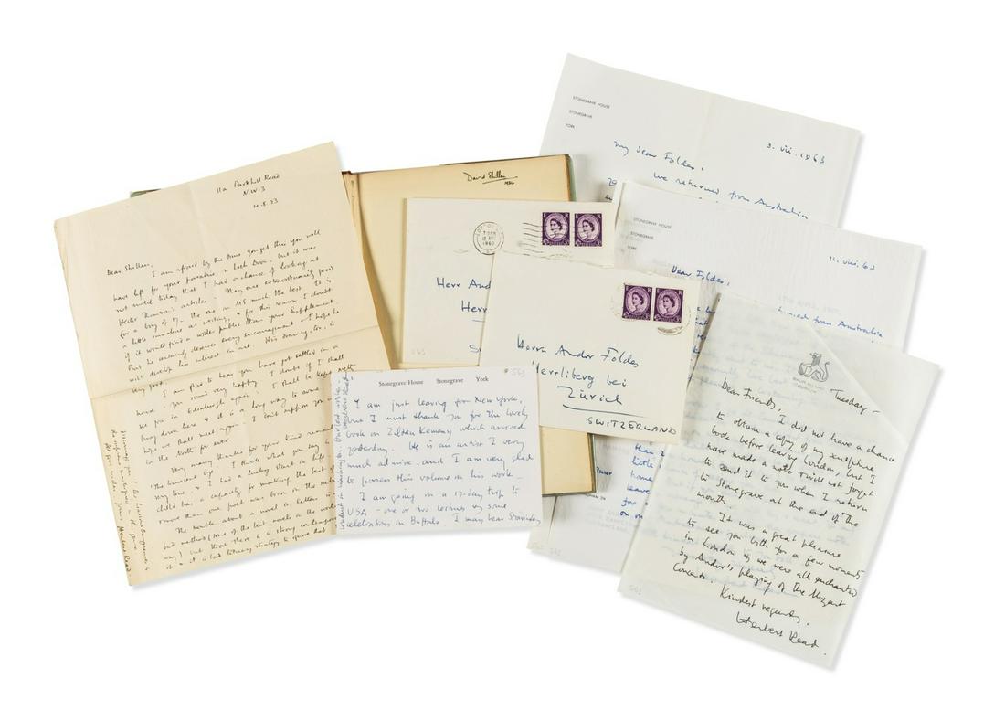 Read (Herbert) The Innocent Eye, first edition, David Shillan's copy, A.L.s. from Read to Shillan, (1 of 1)