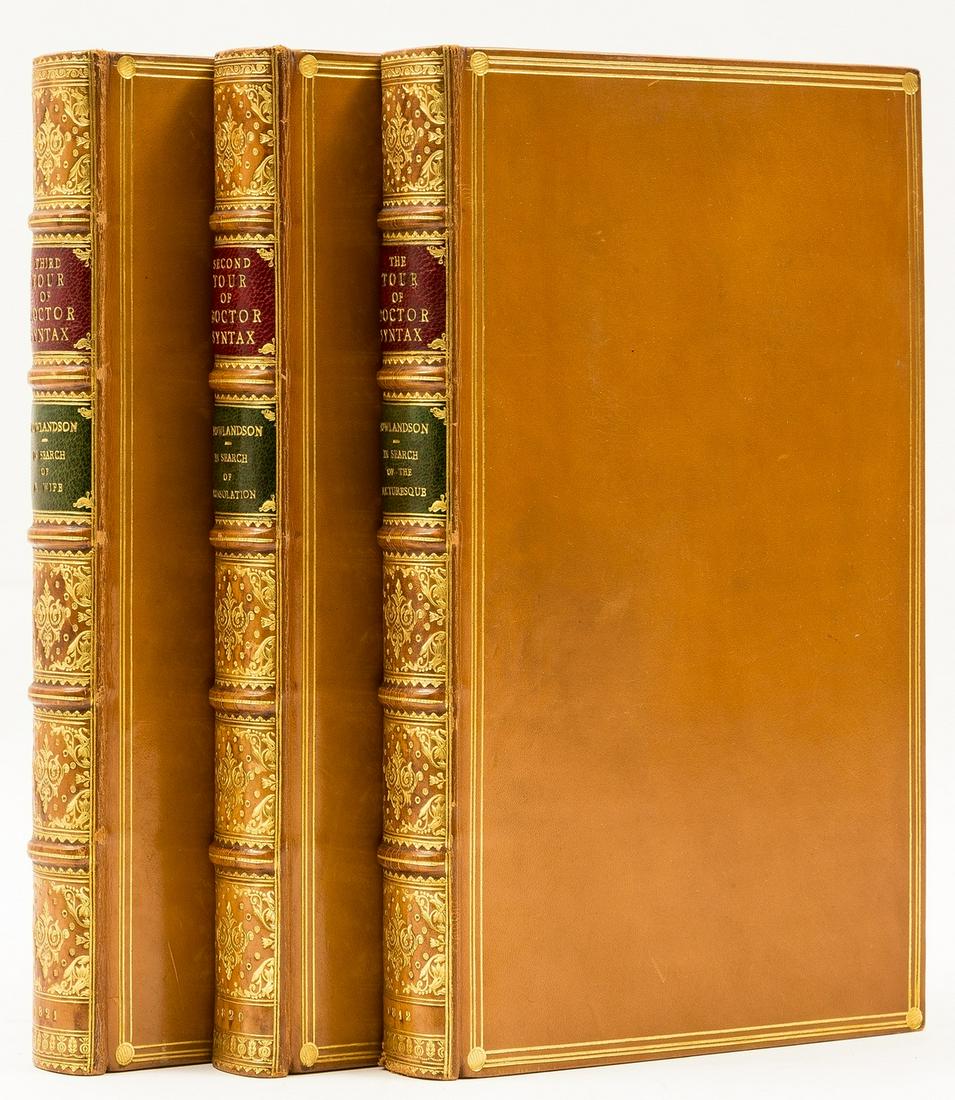[Combe (William)] [The Three Tours of Doctor Syntax], first edition, 1812-21. (1 of 1)