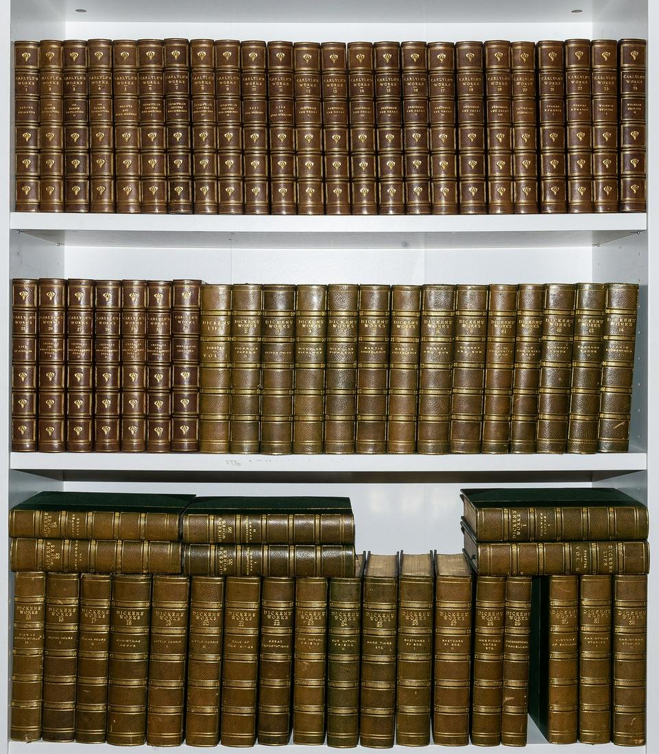 Bindings.- Dickens (Charles) [The Works], 38 vol. inc. Forster's 'Life of ...', Gadshill edition, (1 of 1)