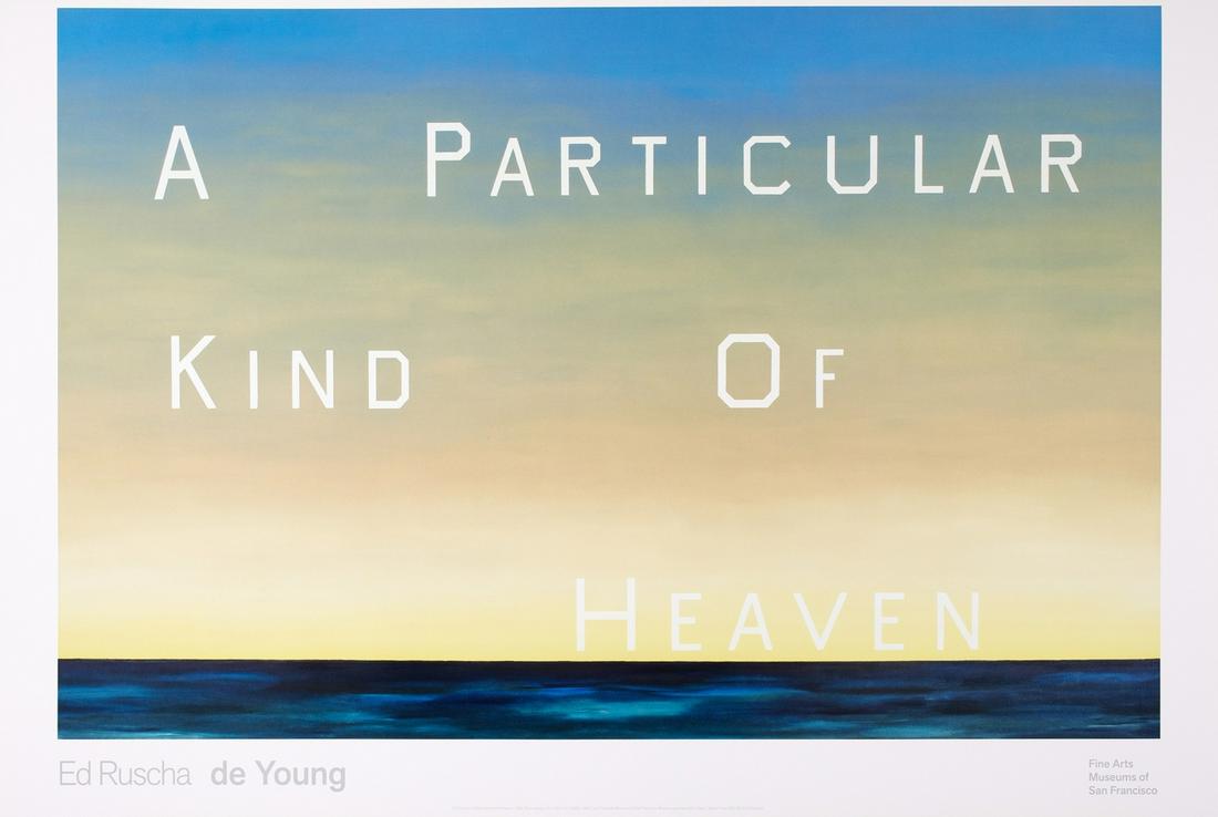 Ed Ruscha (b. 1937)  A Particular Kind of Heaven (1 of 1)