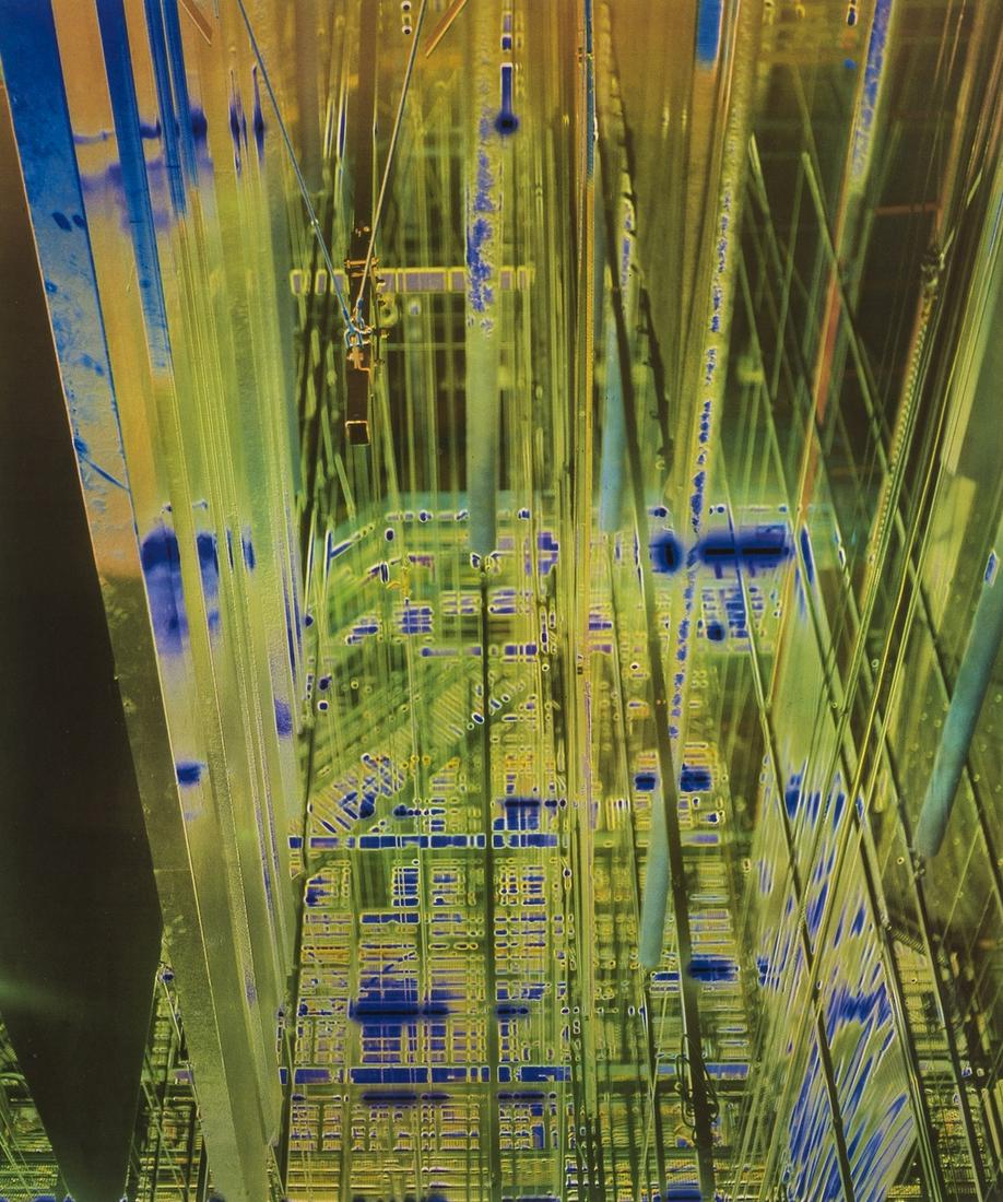 δ Catherine Yass (b. 1963) Stage: δ Catherine Yass (b. 1963)StageScreenprint in colours, 1997, signed and numbered from the edition of 75 in pencil verso, published by Charles Booth-Clibborn under his imprint the Paragon Press, L