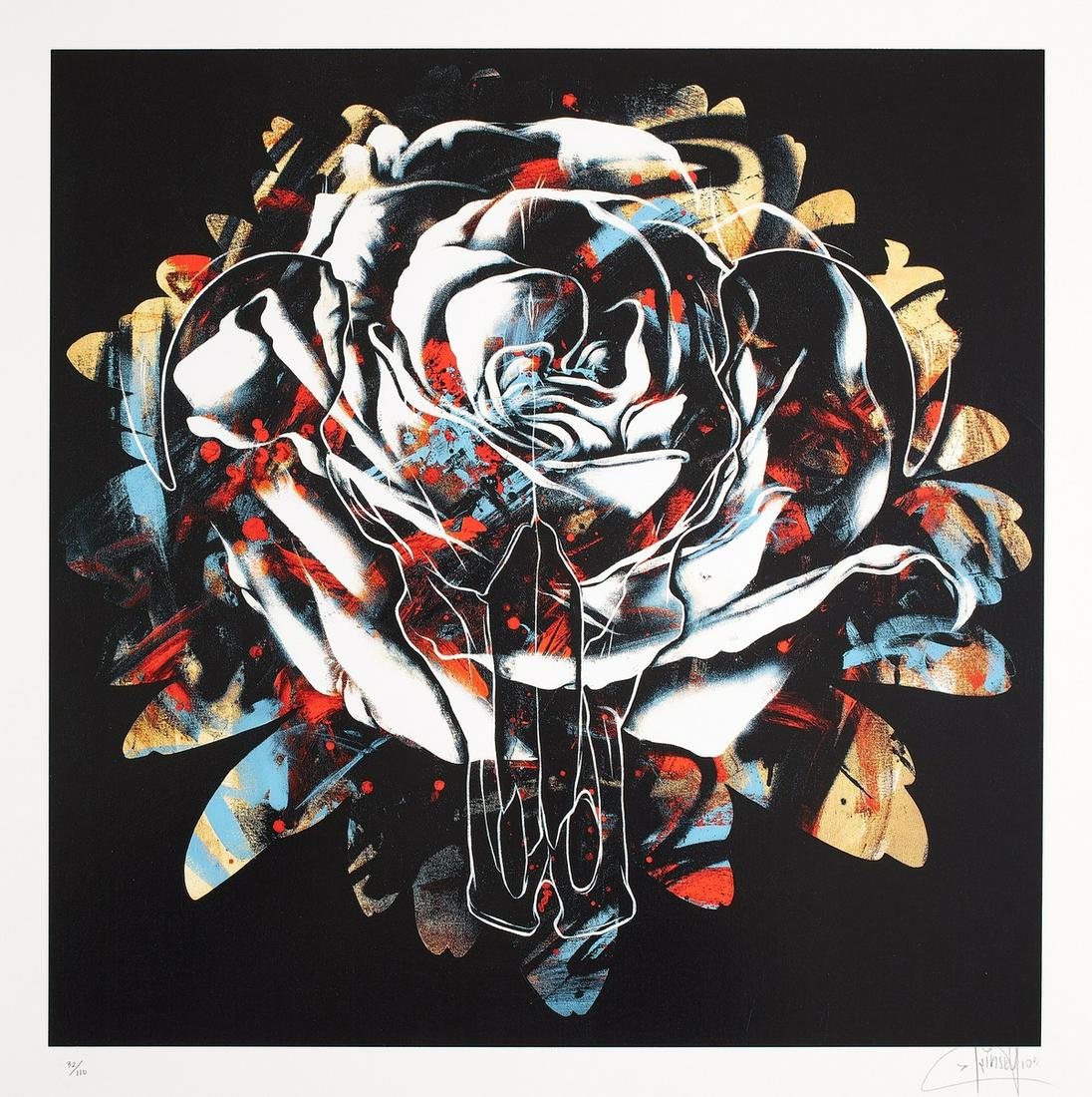 Dave Kinsey (b. 1971) Continuum I: Dave Kinsey (b. 1971)Continuum IScreenprint in colours, 2010, signed and dated in pencil, numbered from the edition of 110, printed and published by BLK/MRKT Editions, with their blindstamp, with Cert