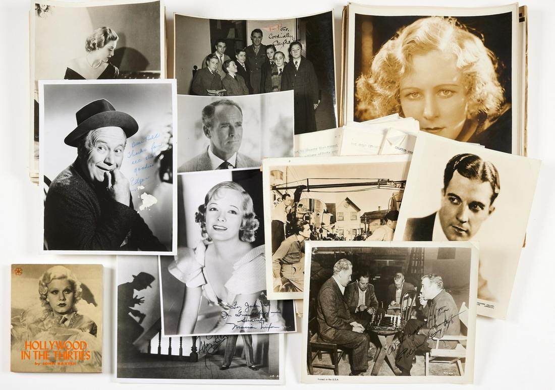 Hollywood.- Baxter (John) Hollwood in the Thirties, original typescript with autograph corrections (1 of 1)