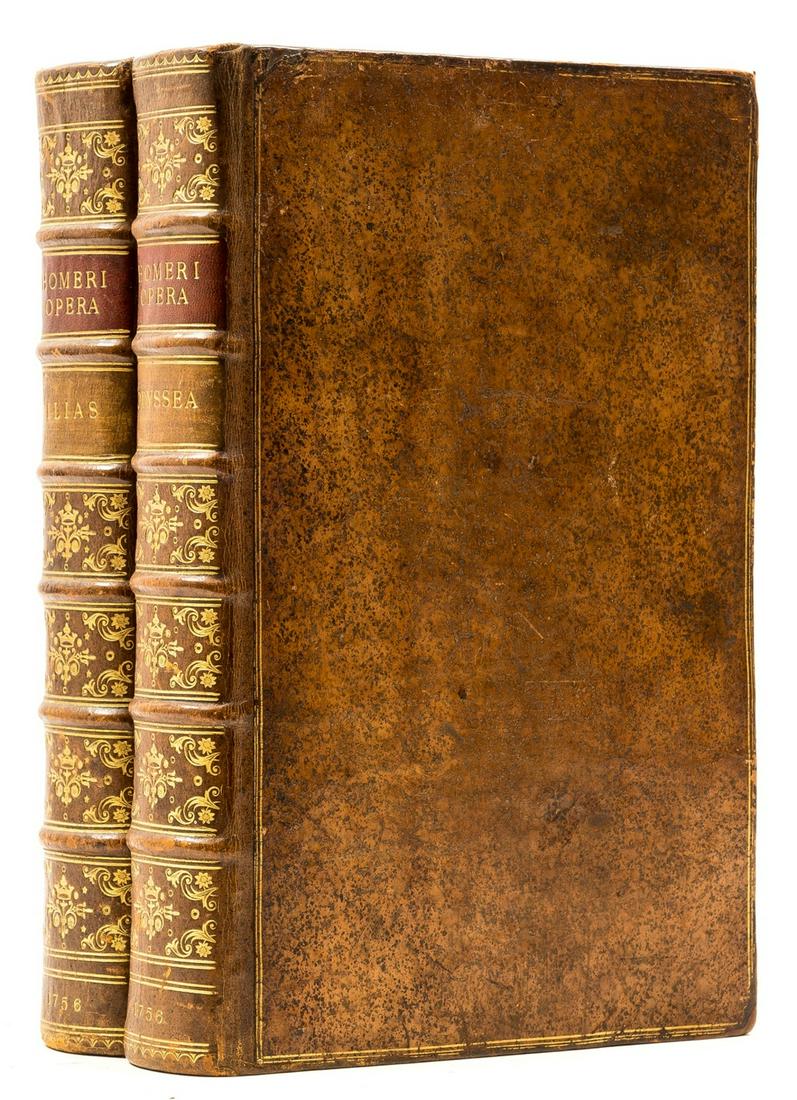 Foulis.- Homer. [Iliad & Odyssey], 4 vol. in 2, edited by Jacob Moor and George Muirhead, Glasgow, (1 of 1)