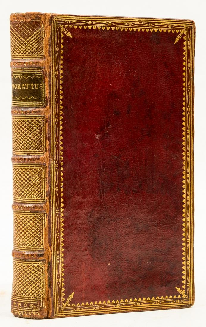 Baskerville.- Horatius Flaccus (Quintus) [Opera], Birmingham, John Baskerville, 1762. (1 of 1)