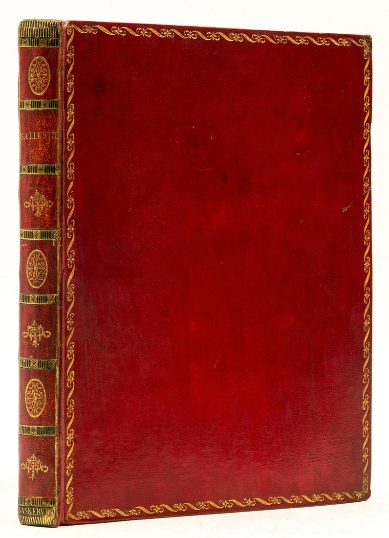 Baskerville.- Sallustius (C. Crispus) and L. Annaeus Florus. [Opera], first Baskerville edition, (1 of 1)