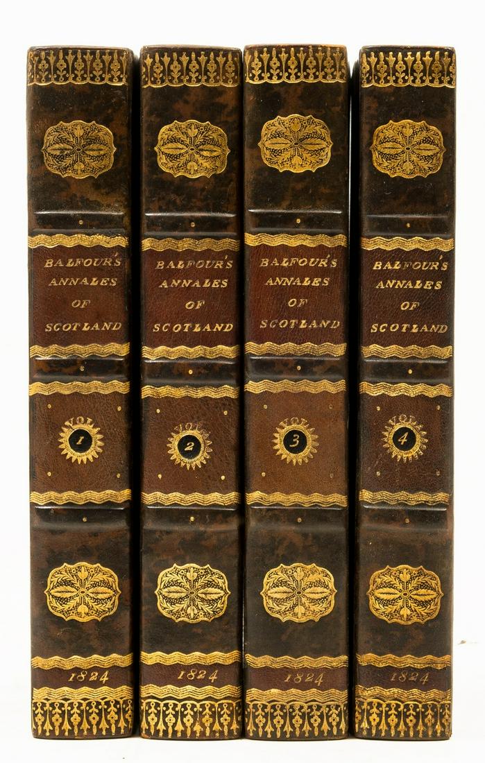 Balfour (James) The Historical Works, 4 vol., Edinburgh, W. Aitchson, 1824. (1 of 1)