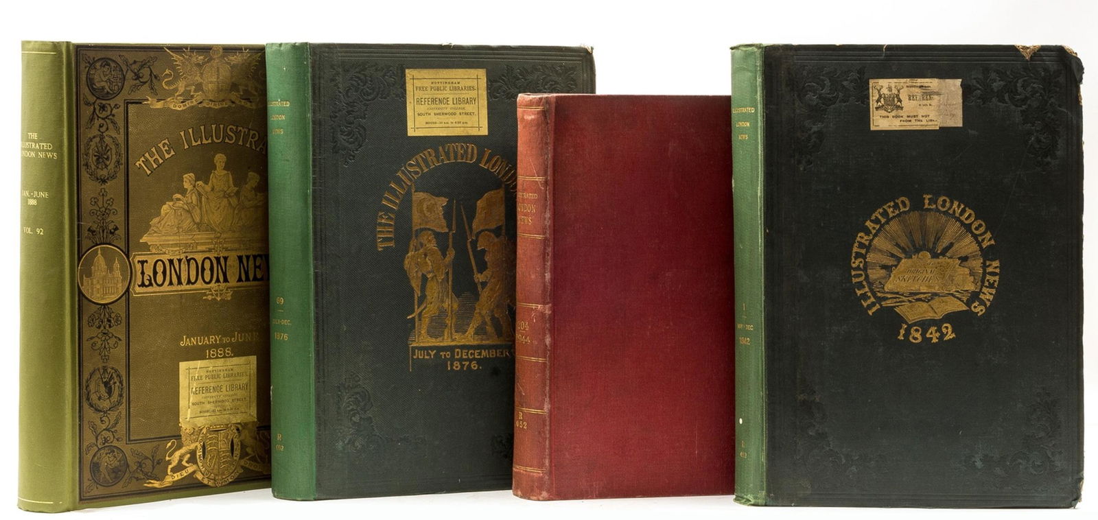 Periodical.- Illustrated London News (The), c.80 vol., a broken run, 1842-1946. (1 of 1)