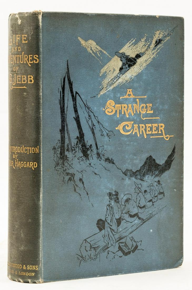 Haggard (H. Rider).- Jebb (Mrs. John Gladwyn) A Strange Career: Life and Adventures of John Gladwyn (1 of 2)