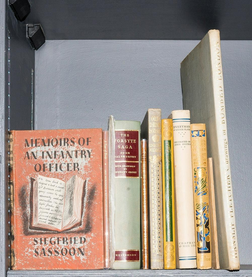 Sassoon (Siegfried) Memoirs of an Infantry Officer, 1931; and 9 others, literature and illustrated (1 of 1)
