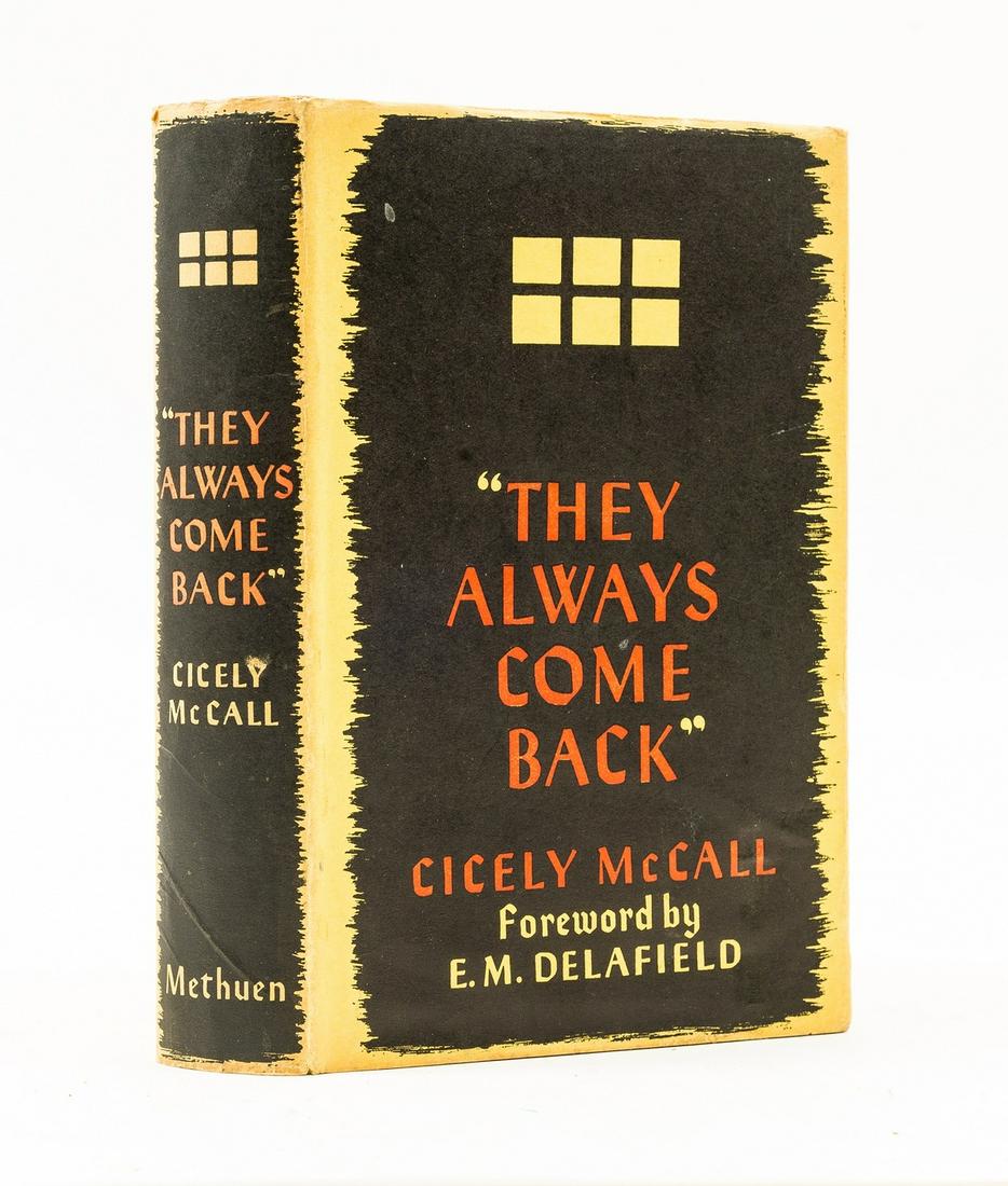 McCall (Cicely) "They Always Come Back", first edition, 1938. (1 of 1)