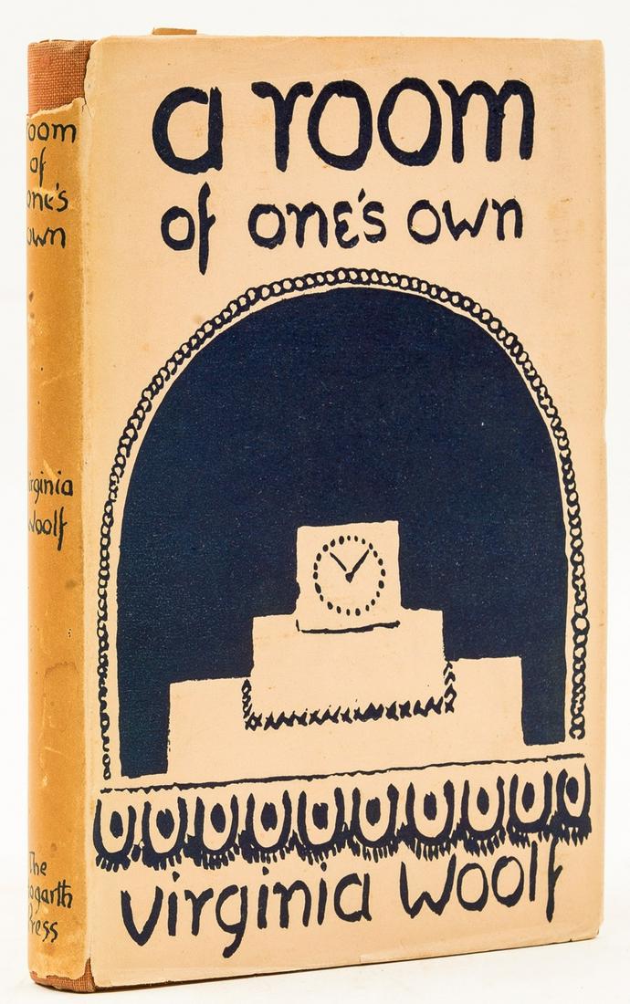 Woolf (Virginia) A Room of One's Own, first edition, with Hogarth Press advertising pamphlet loosely (1 of 1)