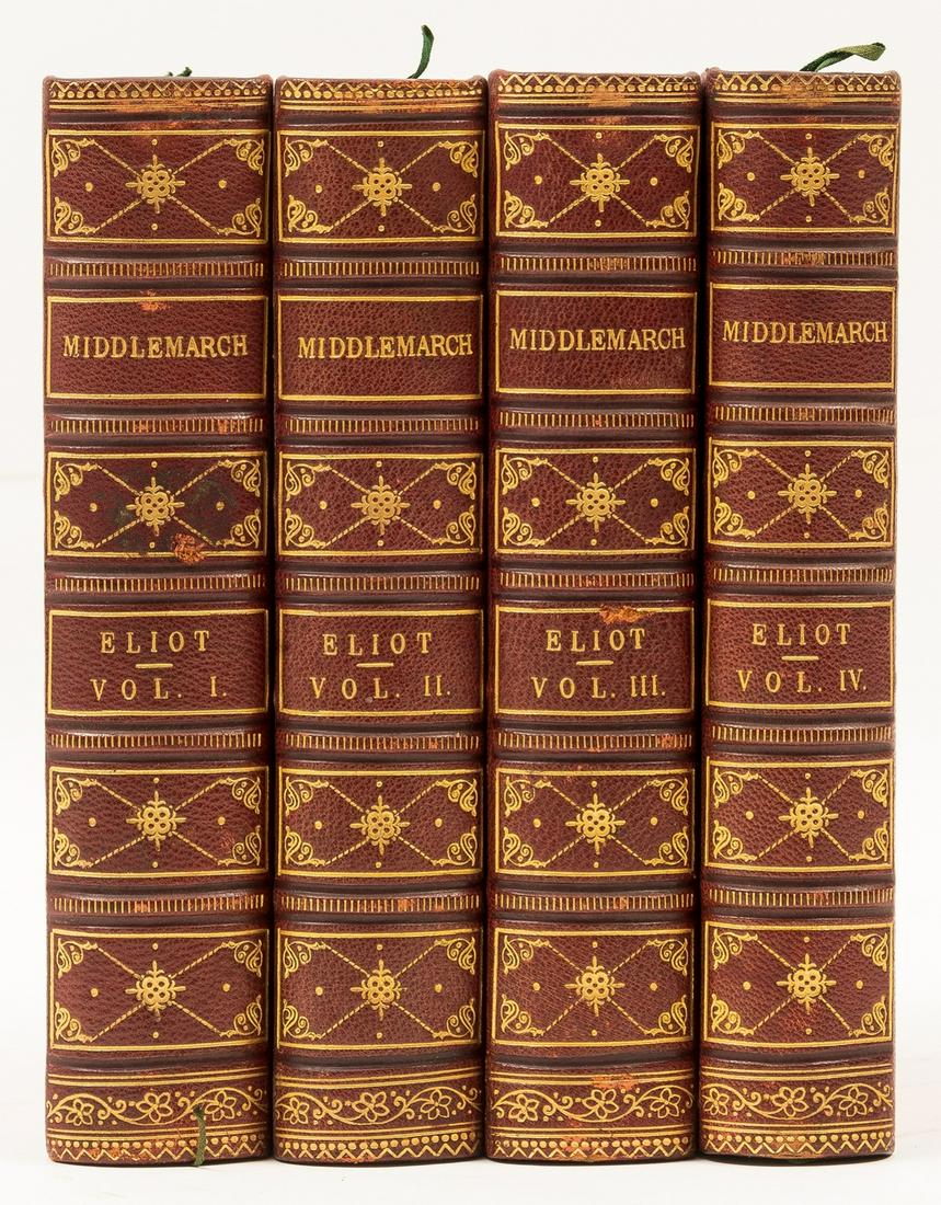 [Evans (Mary Ann)], "George Eliot". Middlemarch. A Study of Provincial Life, 4 vol., first edition (1 of 1)