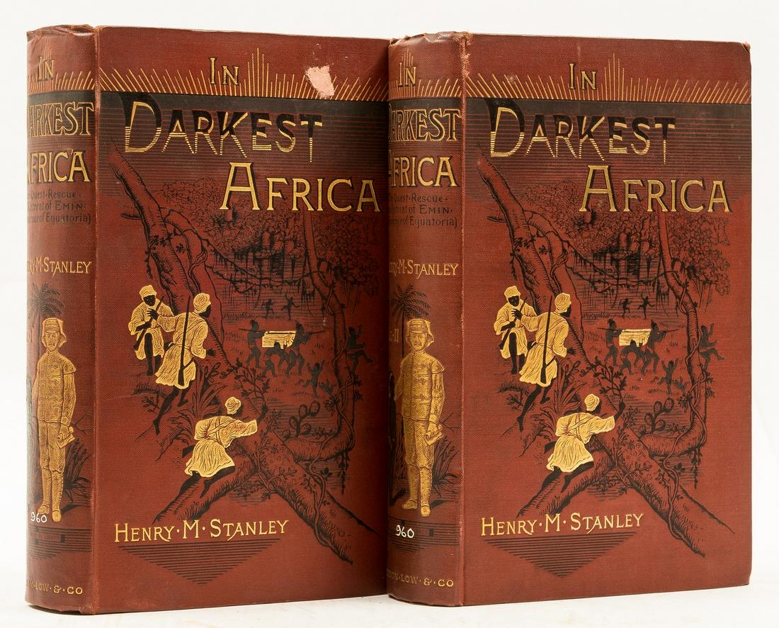 Africa.- Stanley (Henry Morton) In Darkest Africa, 2 vol., first edition, 1890. (1 of 1)
