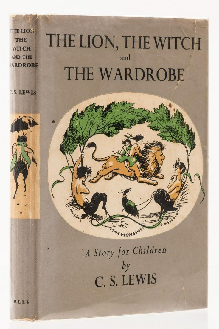 Lewis (C.S.) The Lion, The Witch and the Wardrobe, first edition, seventh impression dust-jacket (1 of 1)