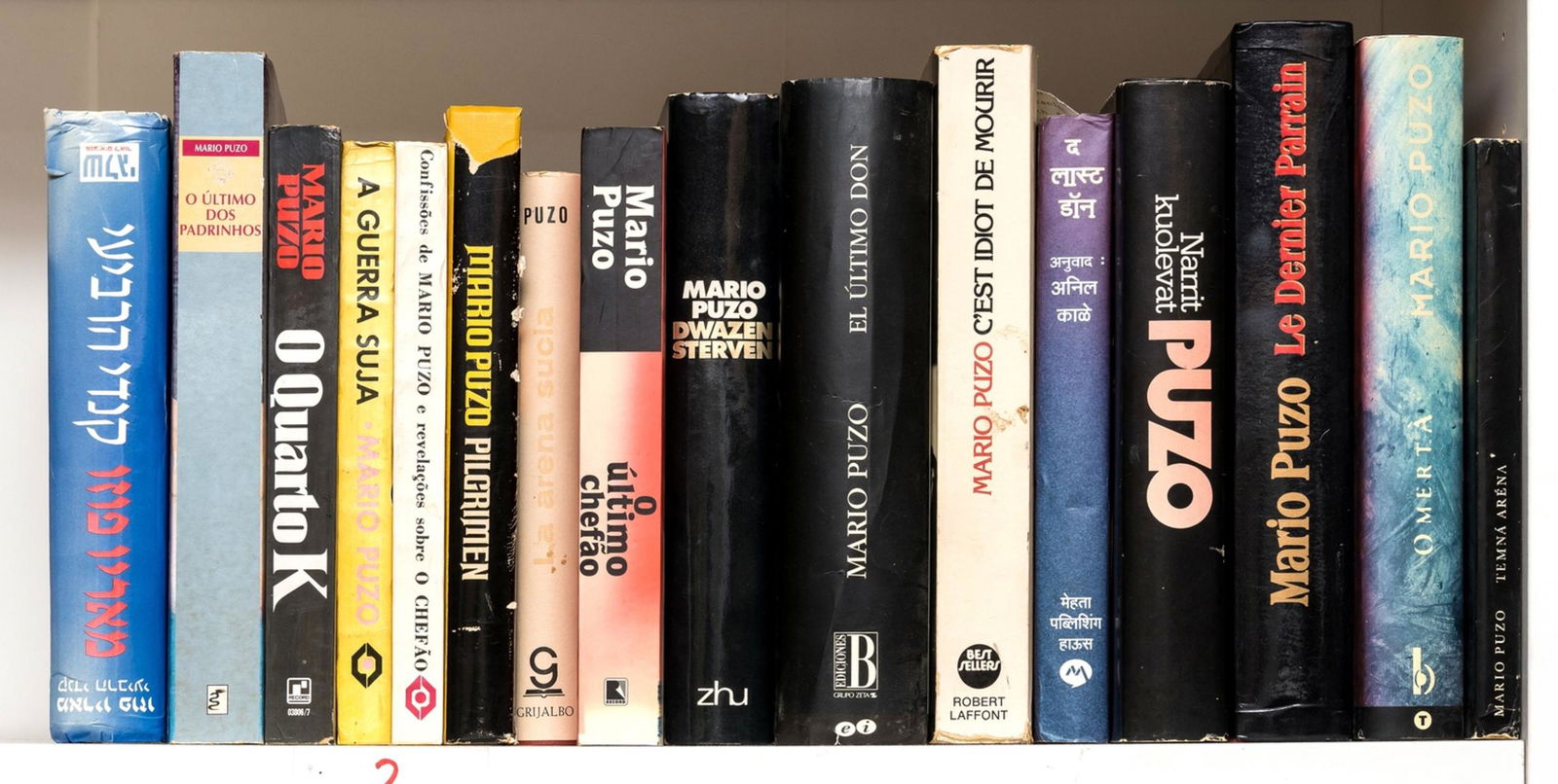 Puzo (Mario) [A collection of c.170 volumes of Puzo's work in translation], c.1970-2000.: Puzo (Mario) [A collection of c.170 volumes of Puzo's work in translation], original wrappers or boards with dust-jackets, 8vo, c.1970-2000.⁂ An extensive collection of Puzo's works translated i