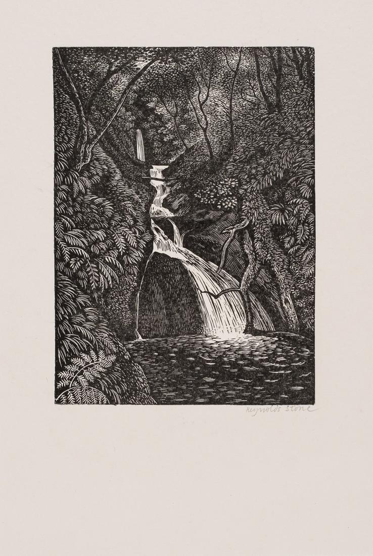 Stone (Reynolds).- Thomas (R.S.) The Mountains, one of 240 copies, 1968 & Engravings, one of 150: Stone (Reynolds).- Thomas (R.S.) The Mountains, number 15 of 240 copies, from an edition limited to 350, 10 wood-engravings by Reynolds Stone after drawings by John Piper, original cloth-backed pictor