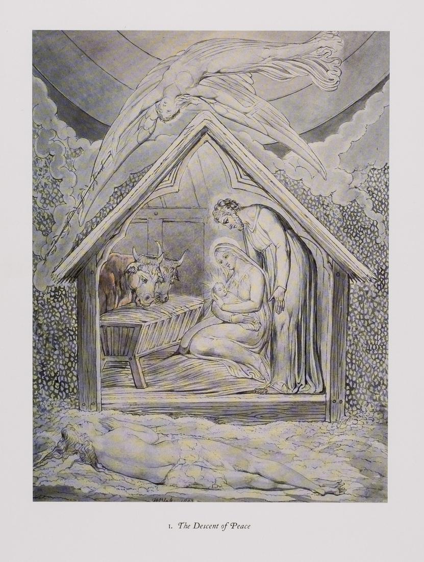 Whittington Press.- Milton (John) On the Morning of Christ's Nativity, out-of-series specially-bound: Whittington Press.- [Milton (John)] On the Morning of Christ's Nativity: Milton's Hymn with illustrations by William Blake, out-of-series specially-bound copy with an additional suite of plates, from