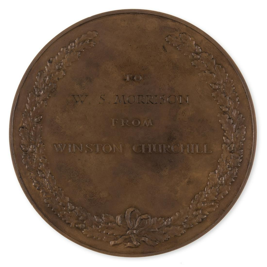 Churchill (Sir Winston) Salute The Great Coalition 1940 - 1945 To W.S. Morrison From Winston (1 of 2)