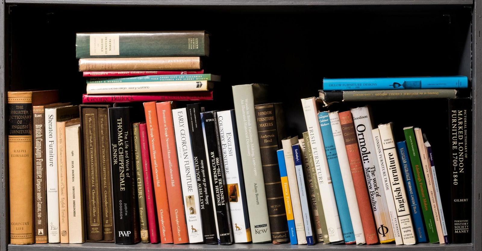 Furniture.- Gilbert (Christopher) The Life and Work of Thomas Chippendale, 2 vol., 1978 & others on: NO RESERVE Furniture.- Gilbert (Christopher) The Life and Work of Thomas Chippendale, 2 vol., 1978; Pictorial Dictionary of Marked London Furniture 1700-1840, 1996; Furniture at Temple Newsam House an