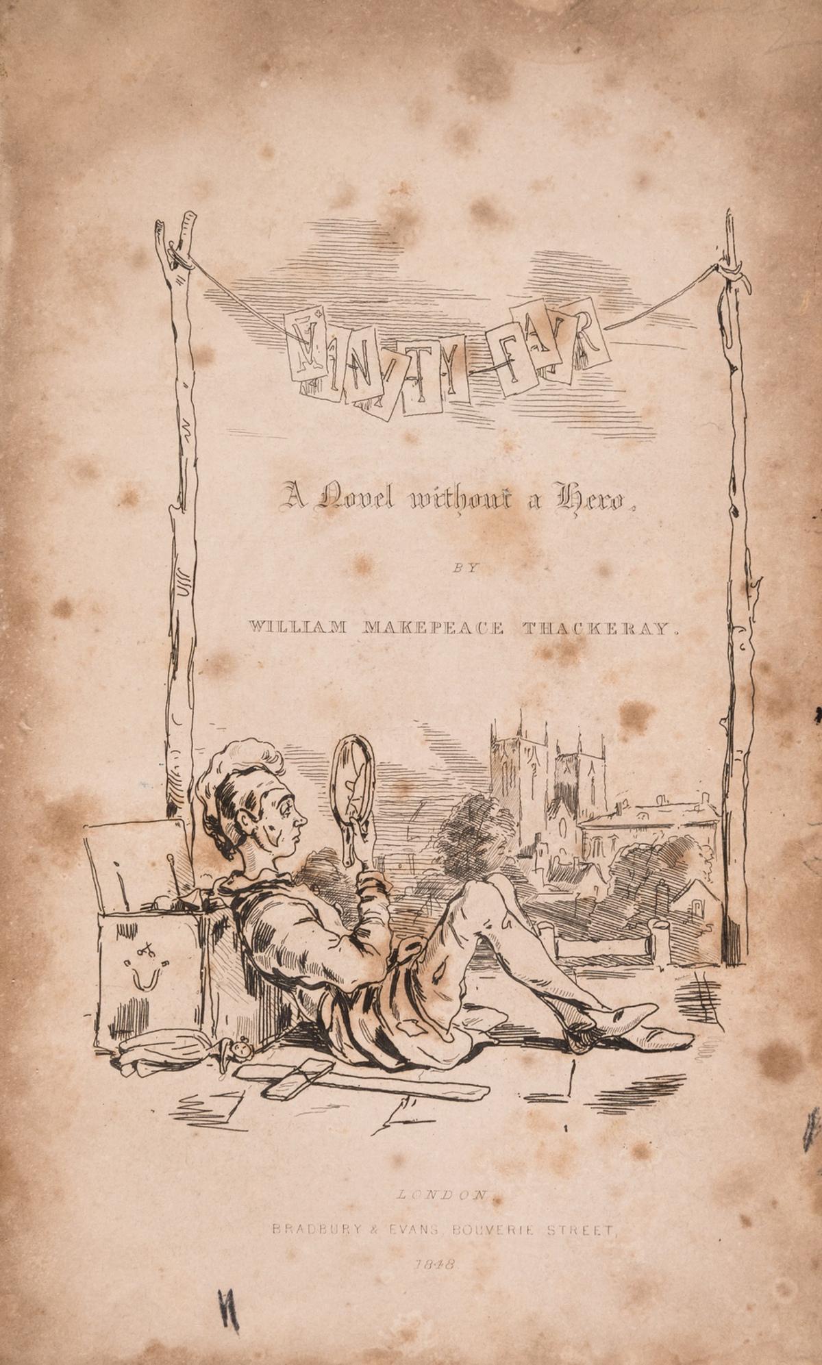 Thackeray (William Makepeace) Vanity Fair. A Novel Without a Hero, first edition in book form, 1848; (1 of 1)