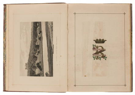 Hunting.- Lays of the Belvoir Hunt, second edition, Grantham & London, William Clarke, 1874; and 2: Hunting.- Lays of the Belvoir Hunt, second edition, engraved frontispiece, colour printed and gilt monogram, printed music, some foxing, 20th century red half crushed morocco gilt, corners little worn