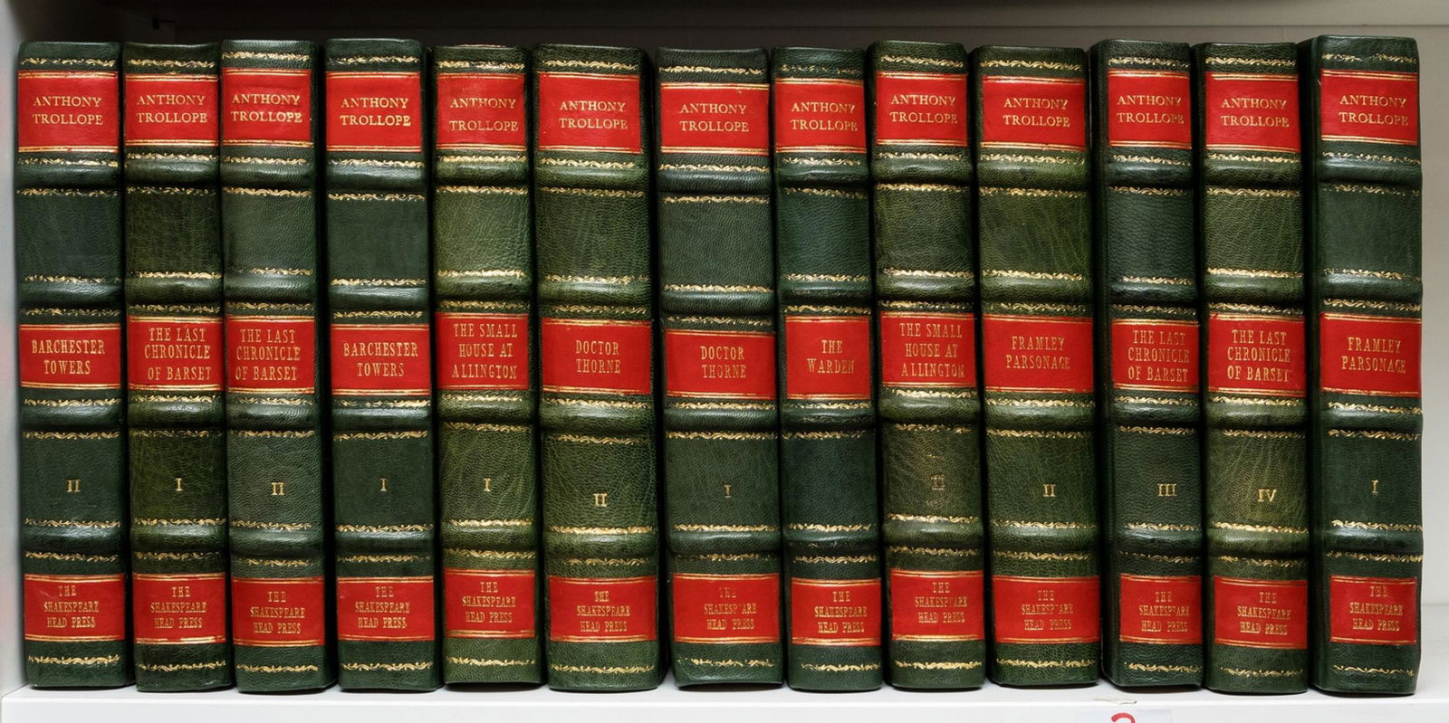 Shakespeare Head Press.- Trollope (Anthony) [The Works], 'The Shakespeare Head Trollope', 13 vol. (1 of 1)