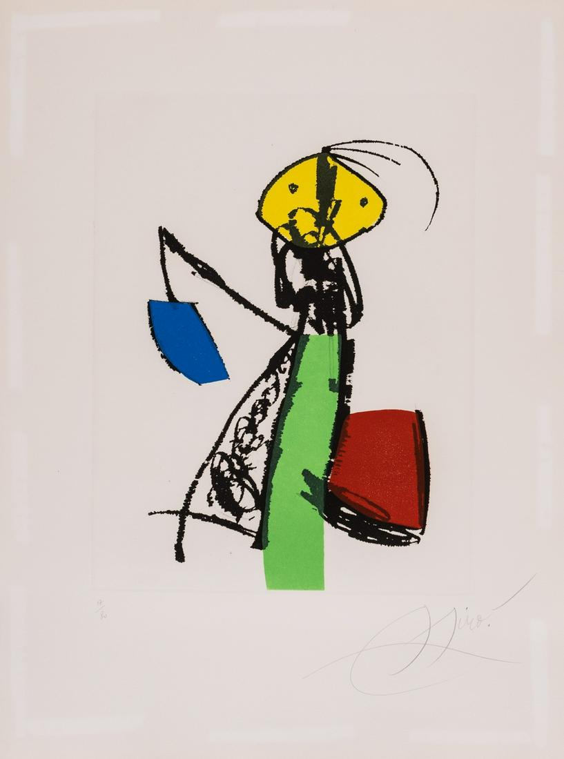 δ Joan Miro (1893-1983)  Chanteur des Rues (Dupin 1137) (1 of 1)
