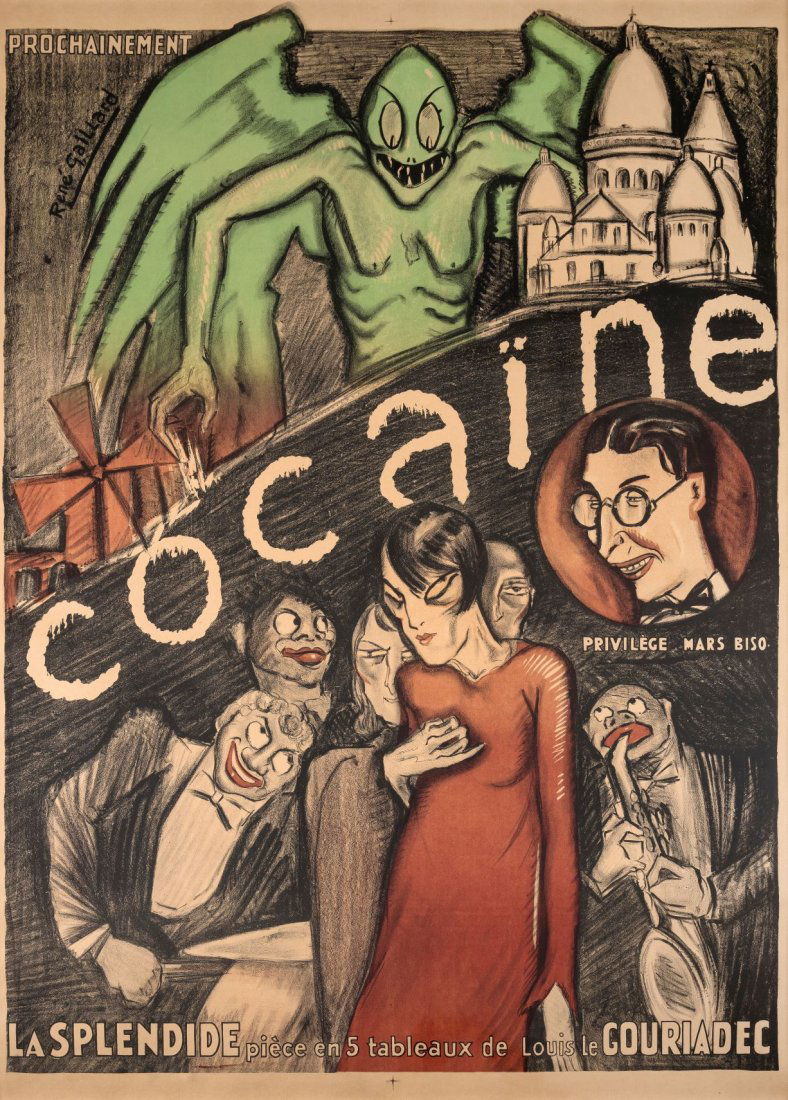 René Gaillard  Cocaïne: La splendide Pièce en 5 Tableaux de Louis le Gouriadec (1 of 1)