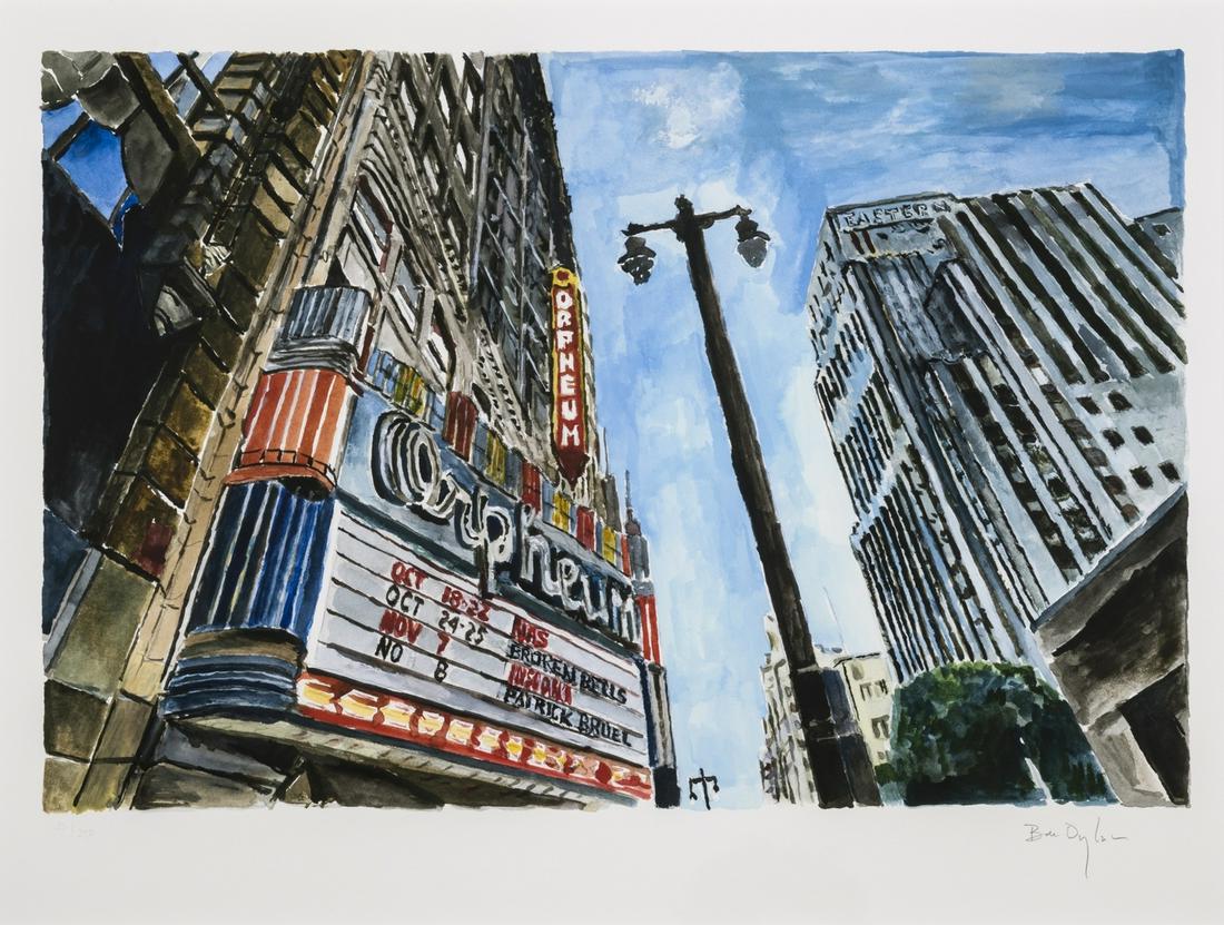 Bob Dylan (b.1941)  Theatre, Downtown L.A., from The Beaten Path series (1 of 1)