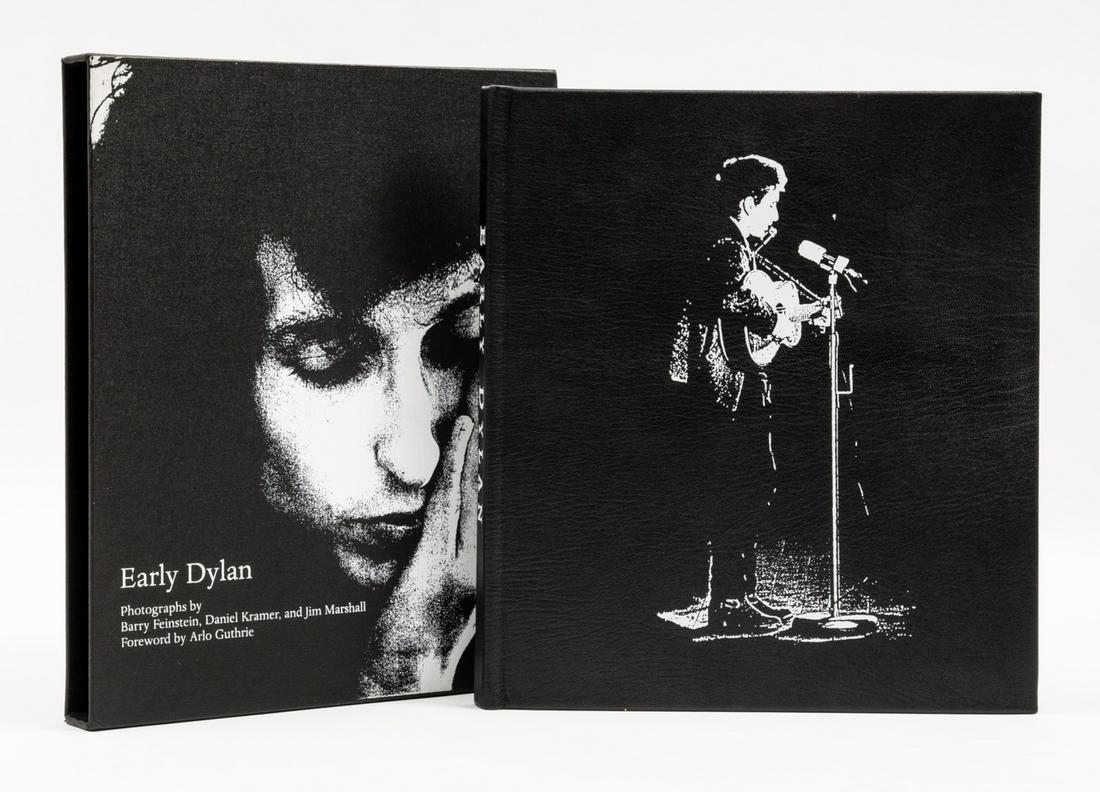 Genesis Publications.- Dylan (Bob).- Feinstein (Barry) Daniel Kramer & Jim Marshall. Early Dylan,: Genesis Publications.- Dylan (Bob).- Feinstein (Barry), Daniel Kramer & Jim Marshall. Early Dylan: The Limited Edition, number 163 of 250 specially-bound copies signed by the publisher Brian Roylance,