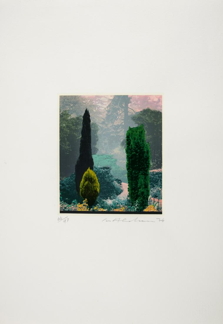 δ Ivor Abrahams (1935-2015) Domain at Arnheim II: δ Ivor Abrahams (1935-2015)Domain at Arnheim IIScreenprint in colours, 1976, signed and dated in pencil, numbered from the edition of 97, printed by Advanced Graphics, London, with their blindsta