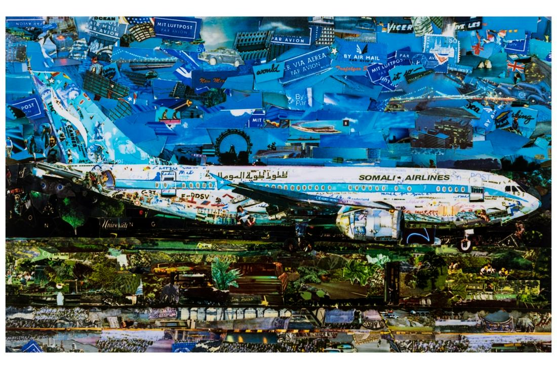 Vik Muniz (b.1961)  Jetliner (from the Postcards from Nowhere series) (1 of 1)