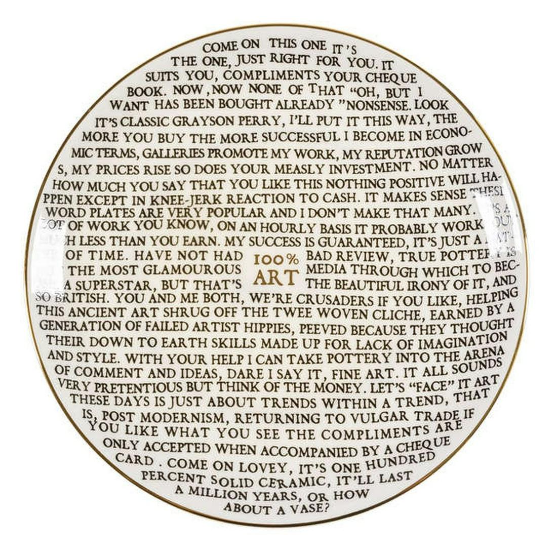 δ Grayson Perry (b.1960)  100% Art (1 of 1)