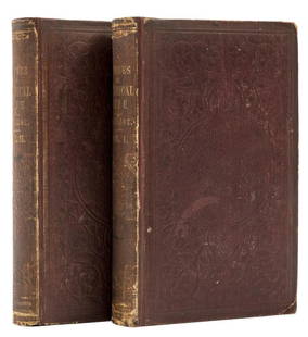 [Evans (Mary Ann)] "George Eliot". Scenes of Clerical Life, 2 vol., first edition in book form,: [Evans (Mary Ann)] "George Eliot". Scenes of Clerical Life, 2 vol., first edition in book form, half-titles, divisional fly-titles, contemporary ink ownership inscription to half-titles and titles,